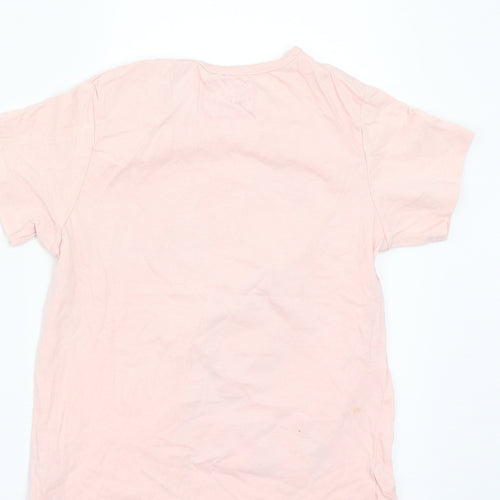 Pep&co Girls Pink   Basic T-Shirt Size 7 Years