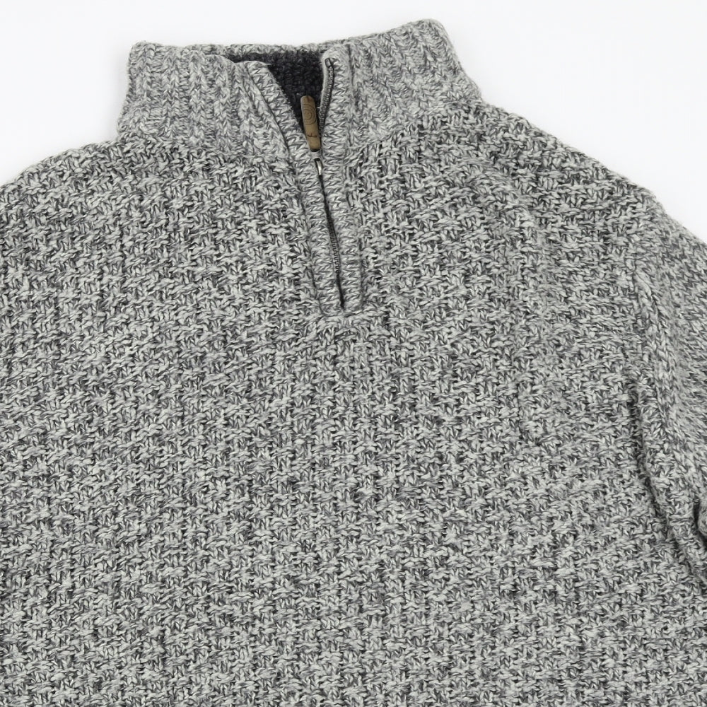 George Mens Grey   Pullover Jumper Size 2XL