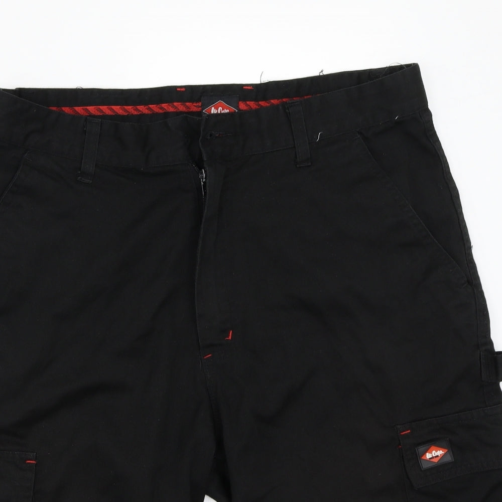 Lee Cooper Mens Black   Cargo Shorts Size 36