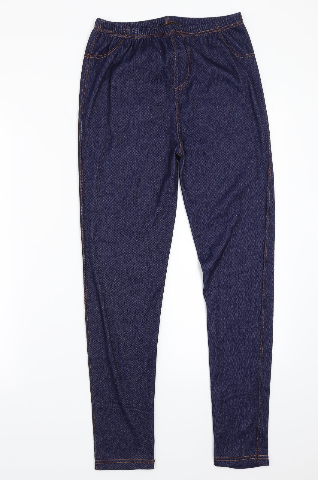 Preworn Womens Blue   Jegging Leggings Size L L26 in