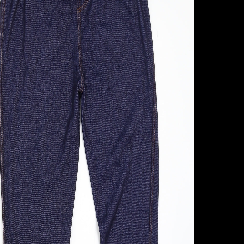 Preworn Womens Blue   Jegging Leggings Size L L26 in