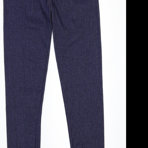 Preworn Womens Blue   Jegging Leggings Size L L26 in