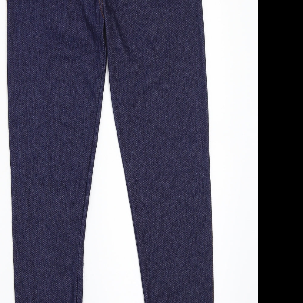 Preworn Womens Blue   Jegging Leggings Size L L26 in