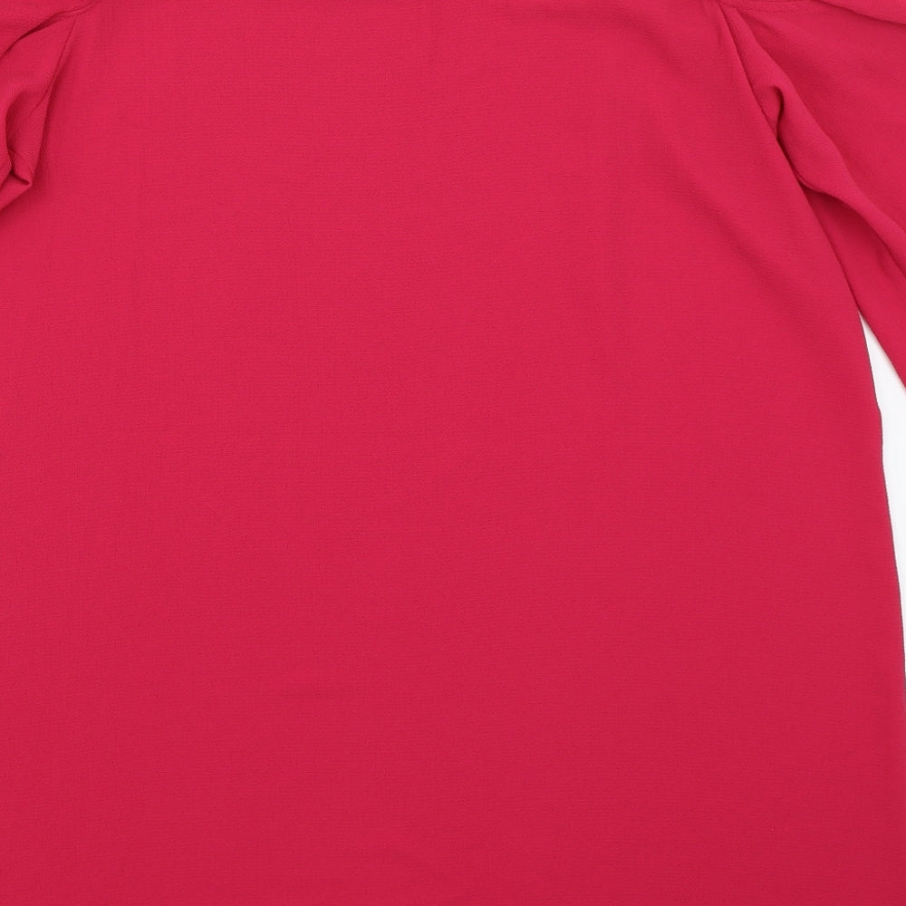 Papaya Womens Pink   Basic Blouse Size 16