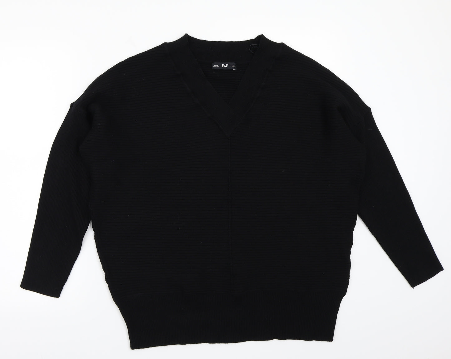F&F Womens Black   Pullover Jumper Size 18