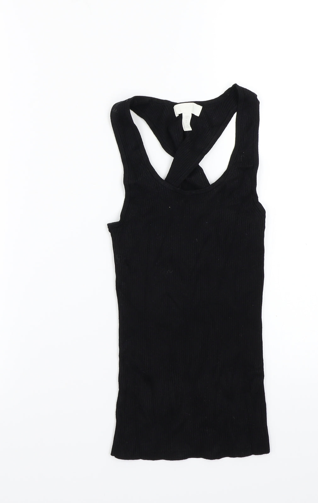 H&M Womens Black   Basic T-Shirt Size XS