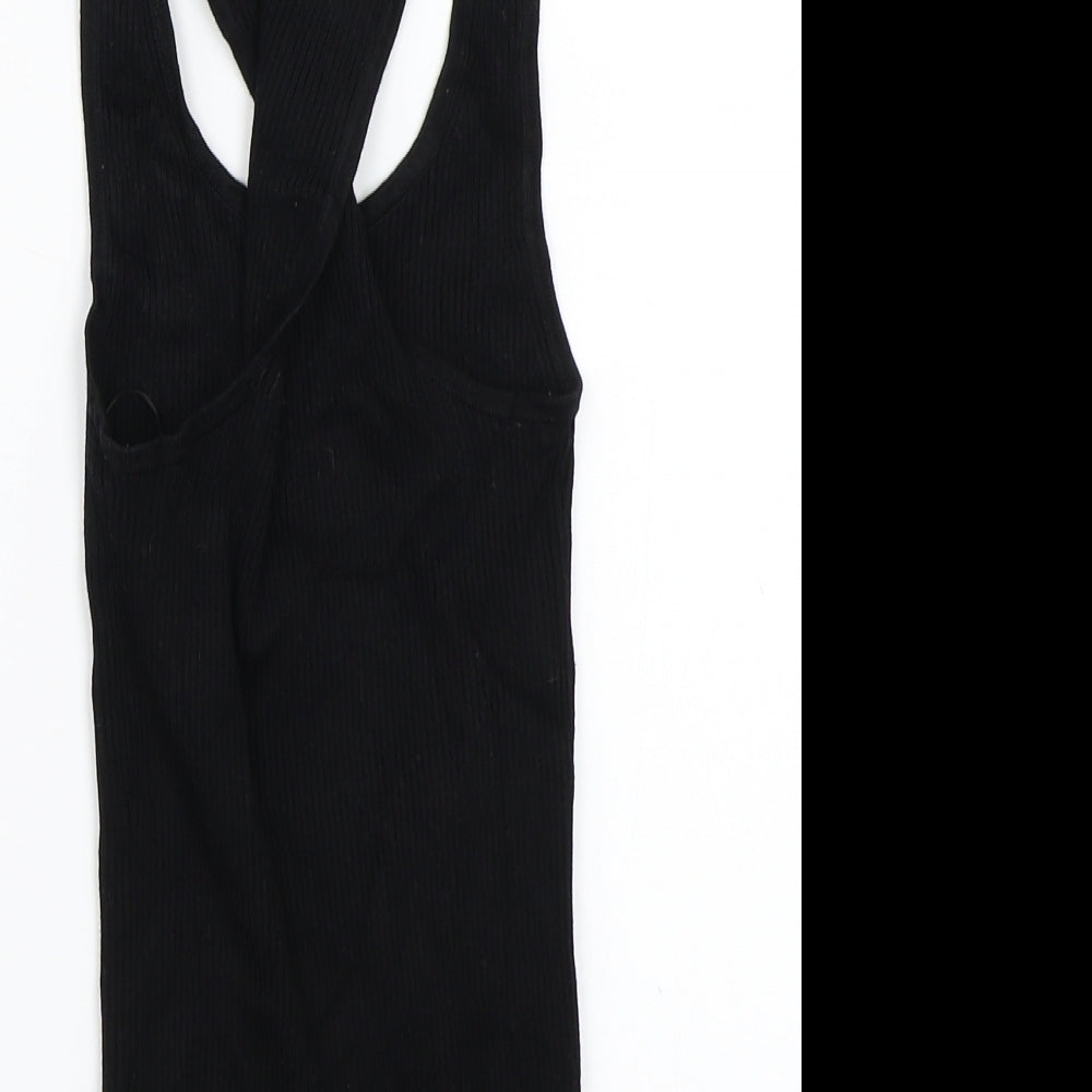 H&M Womens Black   Basic T-Shirt Size XS
