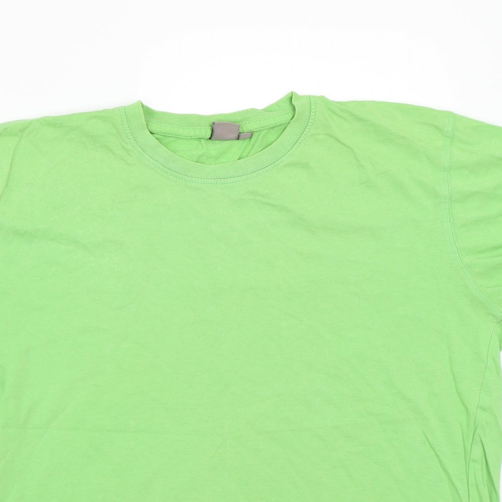 TU Mens Green    T-Shirt Size S
