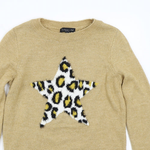 F&F Womens Brown   Pullover Jumper Size 8