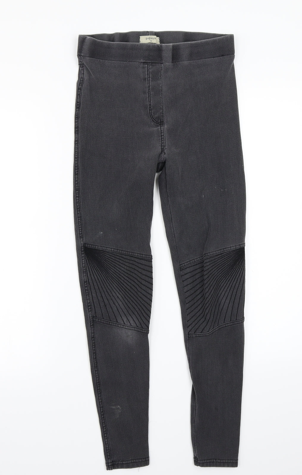 Papaya Womens Grey   Skinny Jeans Size 10 L25 in