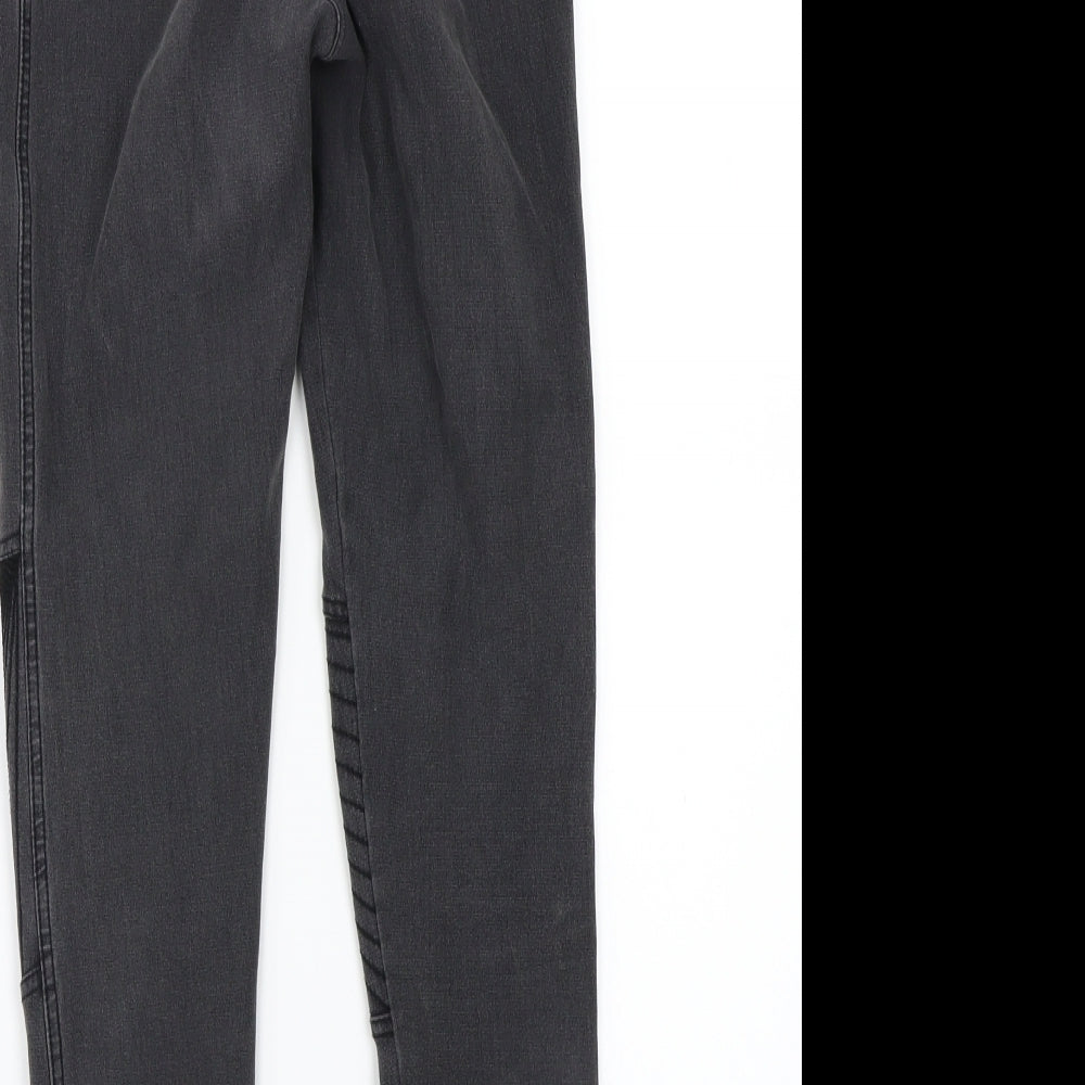 Papaya Womens Grey   Skinny Jeans Size 10 L25 in