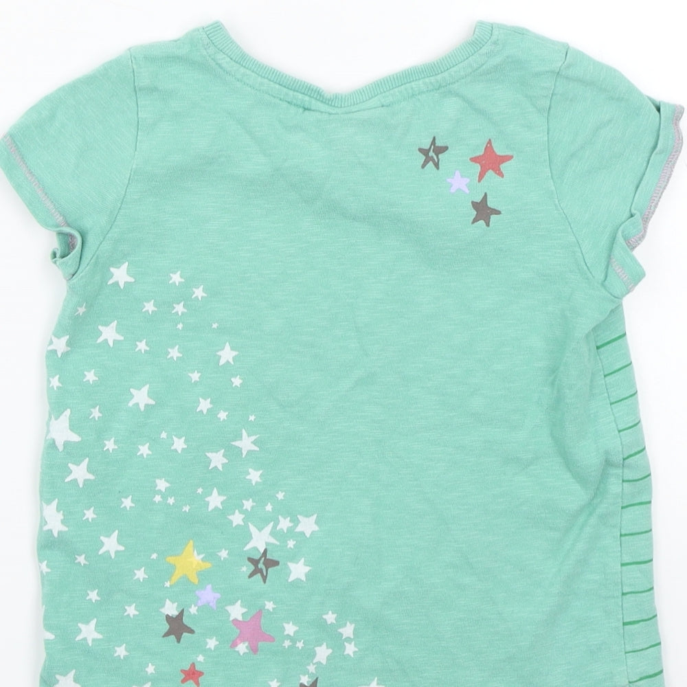 NEXT Boys Green Striped  Basic T-Shirt Size 4 Years