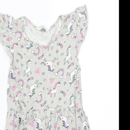 Primark Girls Grey   A-Line  Size 6-7 Years