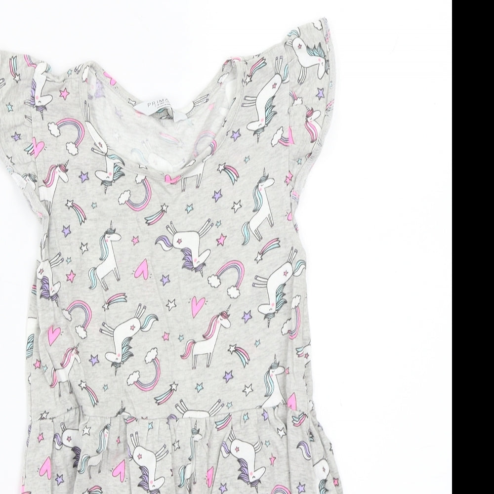 Primark Girls Grey   A-Line  Size 6-7 Years