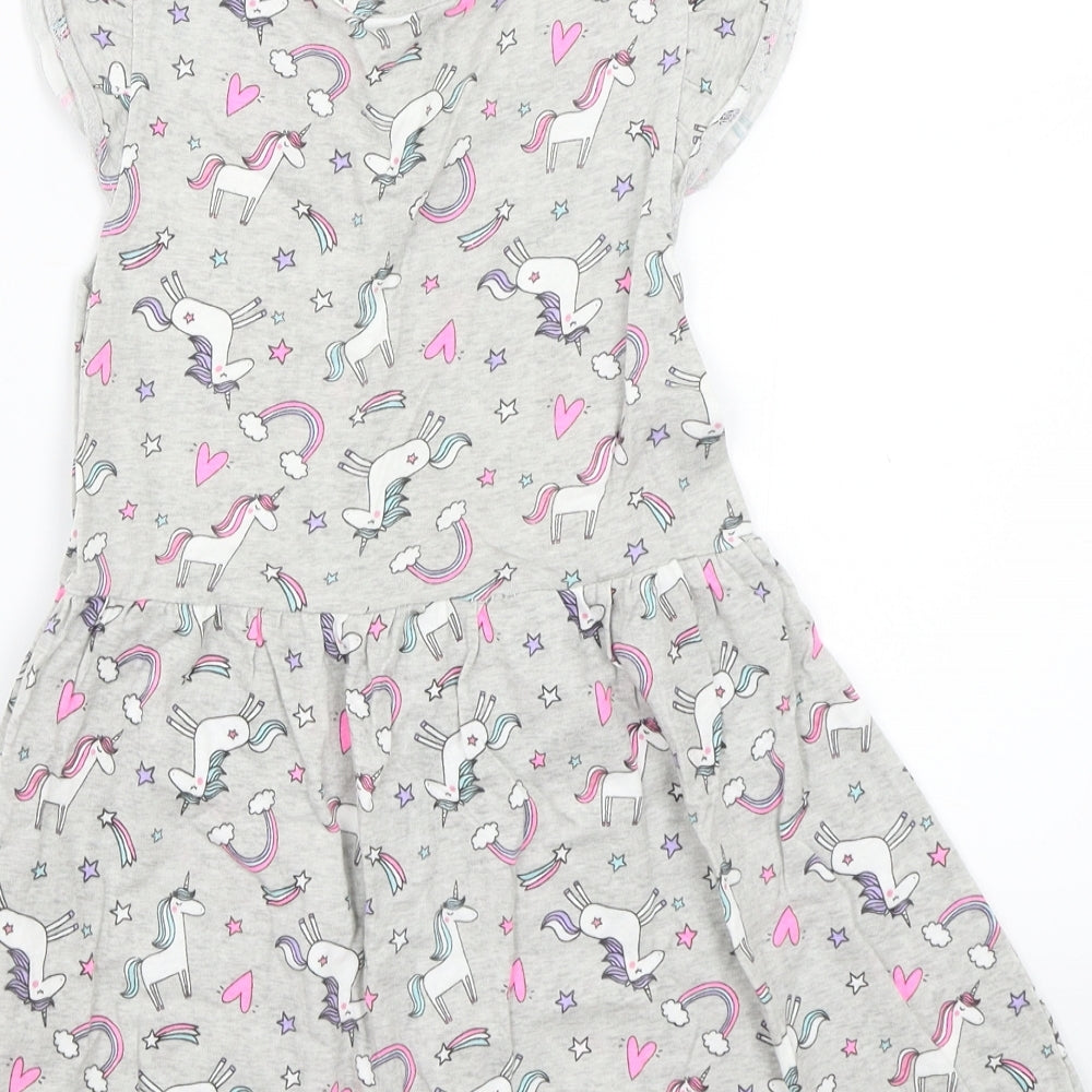 Primark Girls Grey   A-Line  Size 6-7 Years