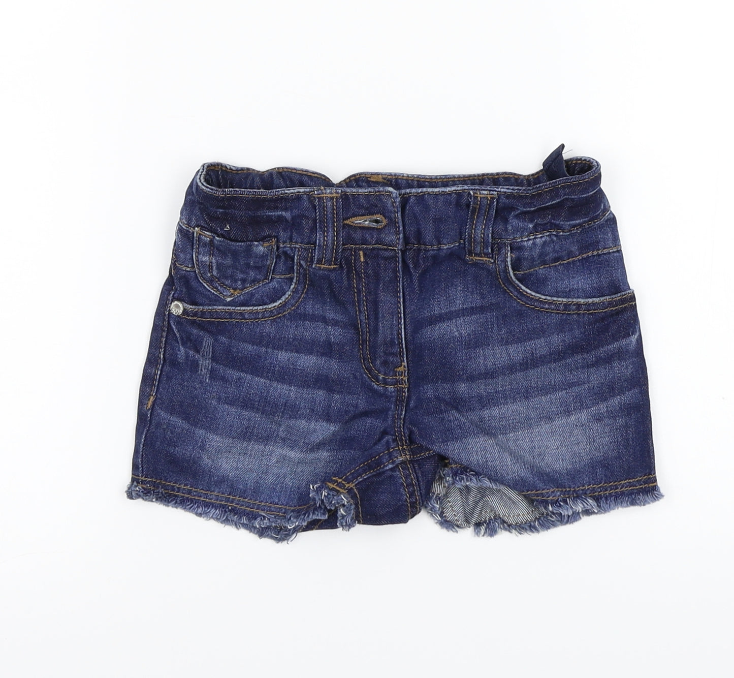 NEXT Girls Blue   Cut-Off Shorts Size 4-5 Years