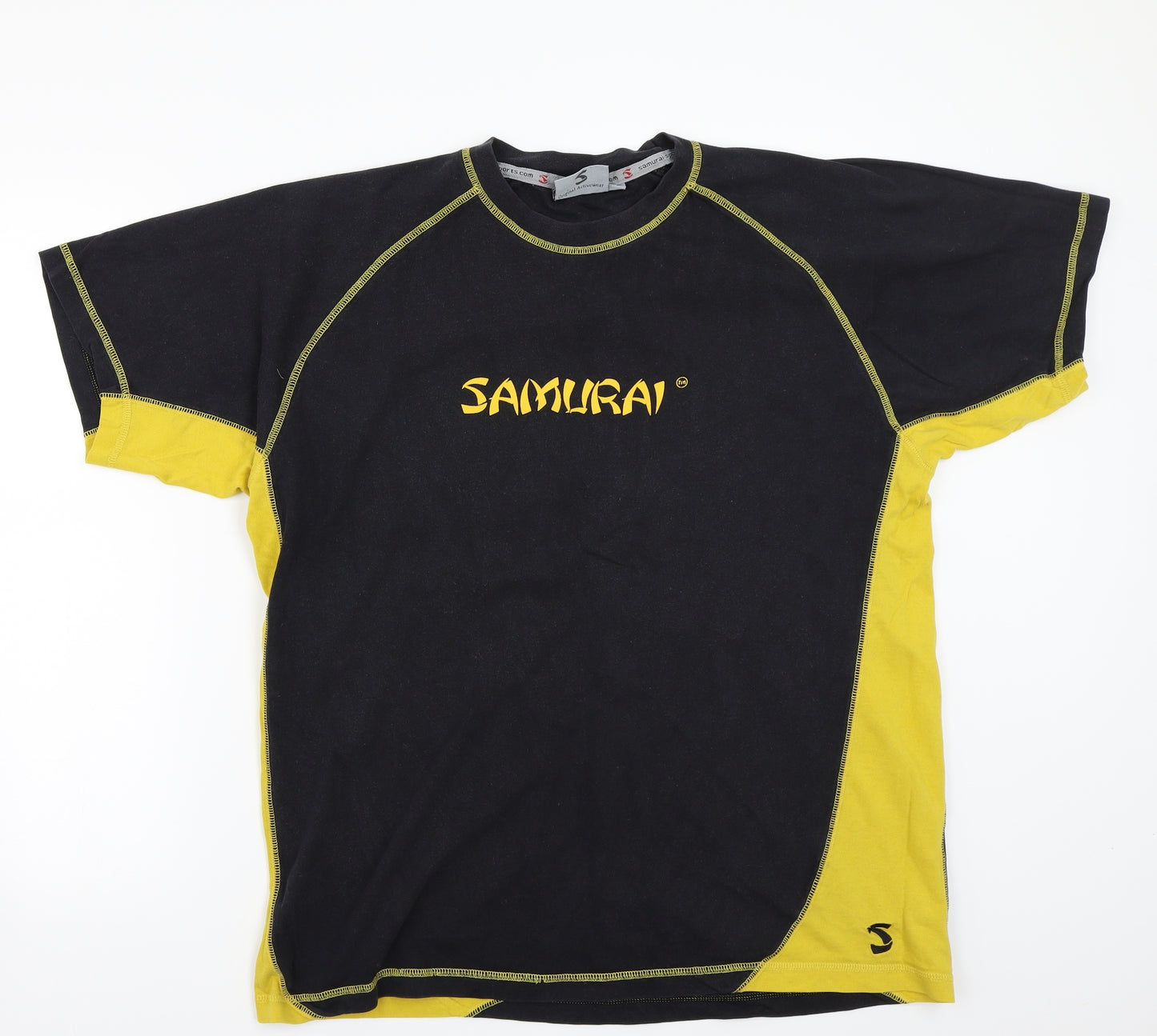 Samurai Mens Black    T-Shirt Size L