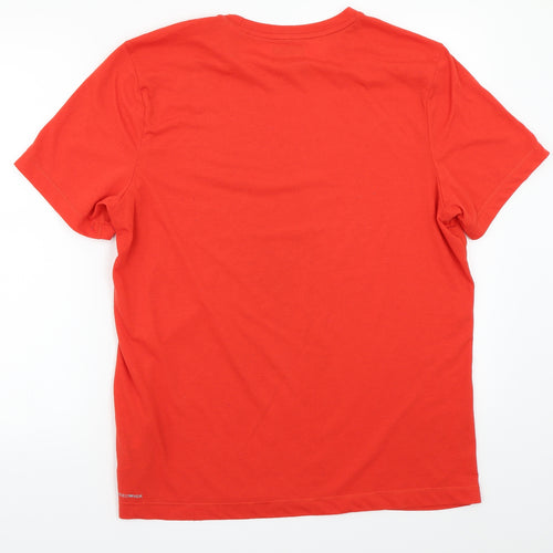 Reebok Mens Red    T-Shirt Size L