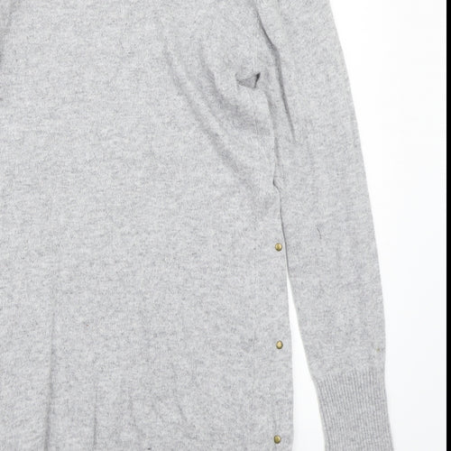 M&Co Womens Grey   Pullover Jumper Size L