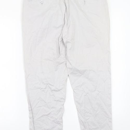 ASOS Mens Grey   Trousers  Size 34 L25 in