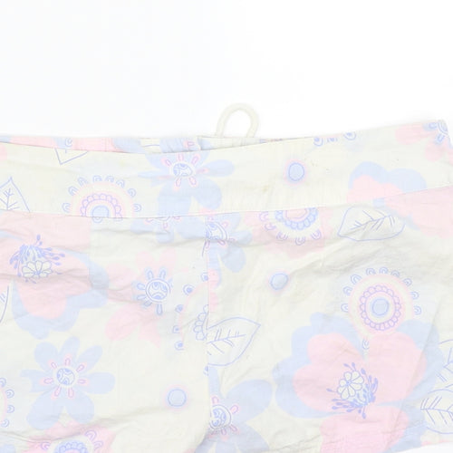 Papaya Womens Blue Floral  Bermuda Shorts Size 12
