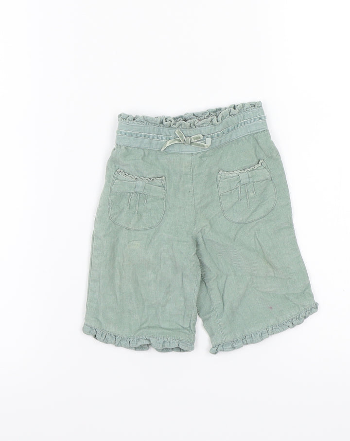 Monsoon Girls Green Capri Trousers Size 0-3 Months