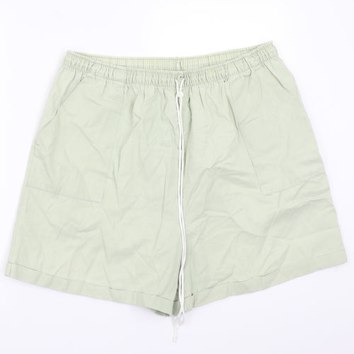 Preworn Womens Green   Bermuda Shorts Size 20