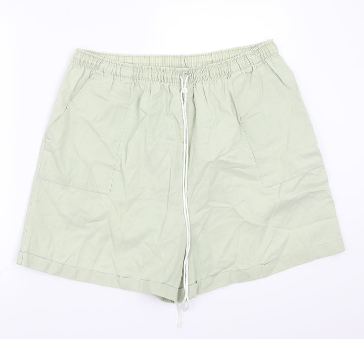 Preworn Womens Green Bermuda Shorts Size 20