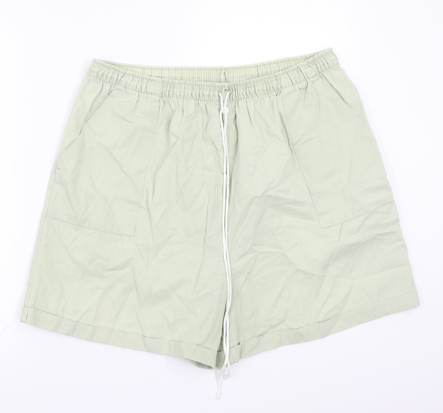 Preworn Womens Green   Bermuda Shorts Size 20