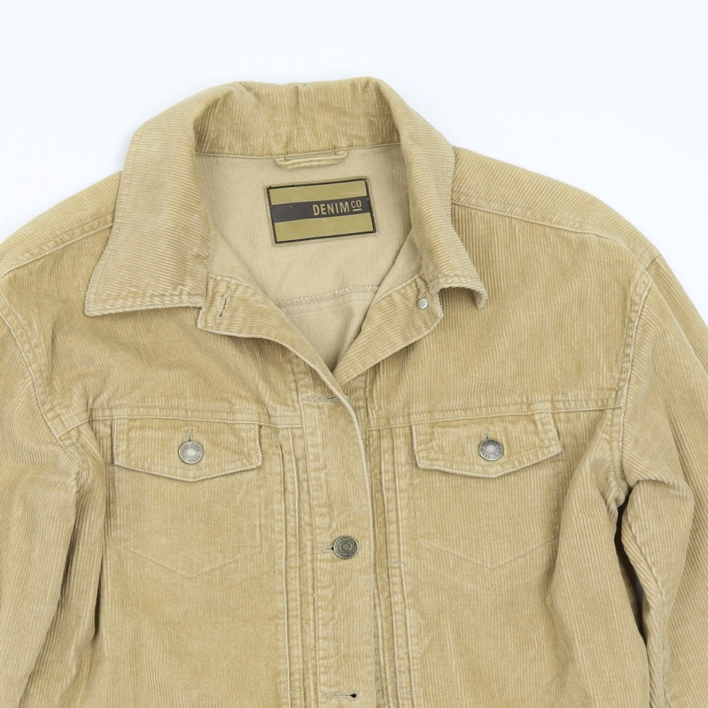 Denim co Womens Brown   Jacket Coat Size 14