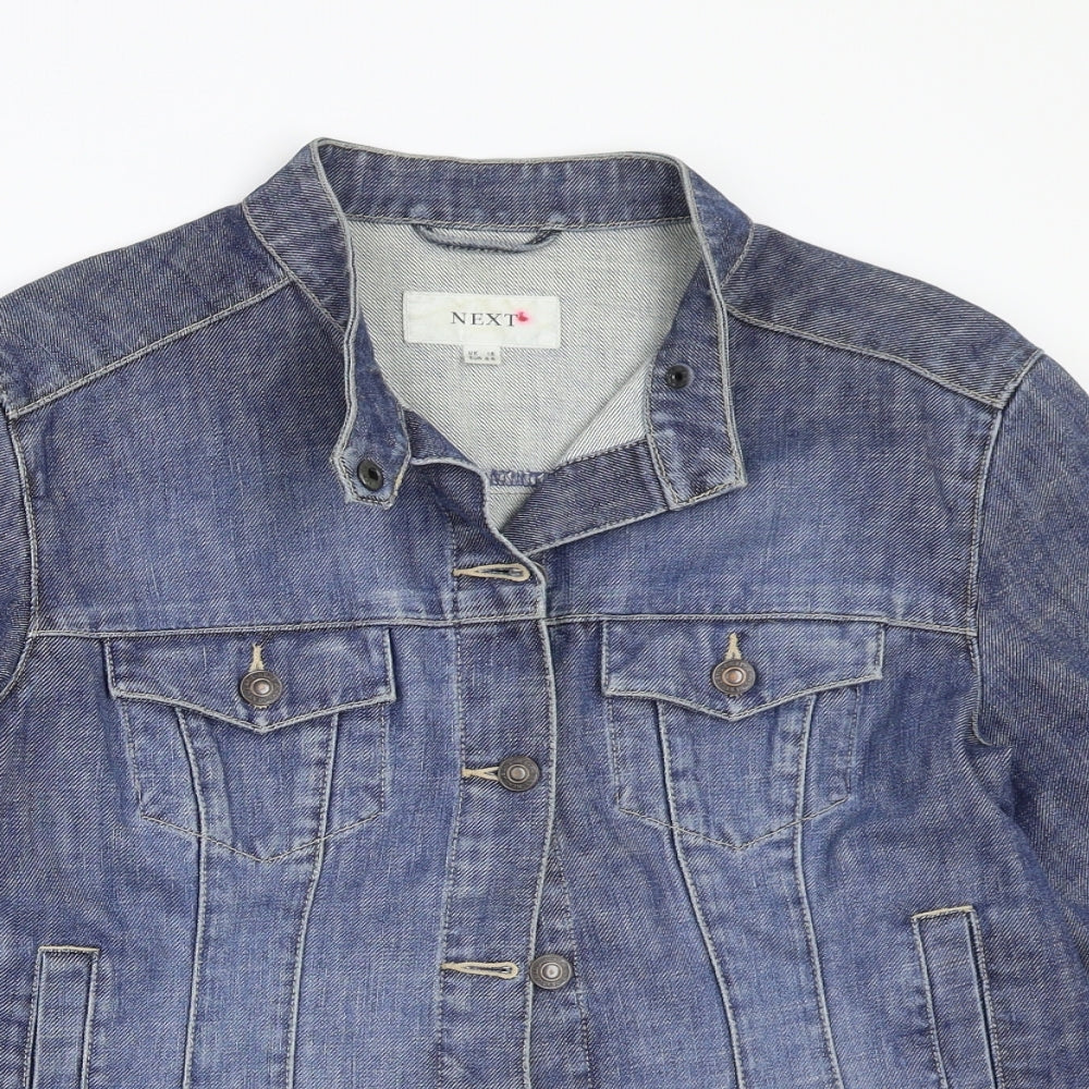 NEXT Womens Blue   Jacket Coat Size 14