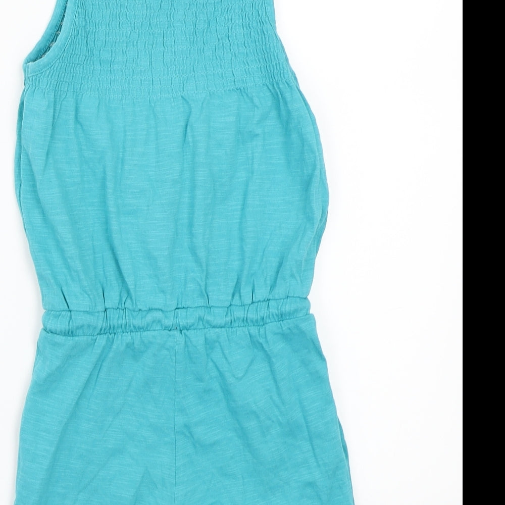 F&F Girls Green   Playsuit One-Piece Size 4-5 Years