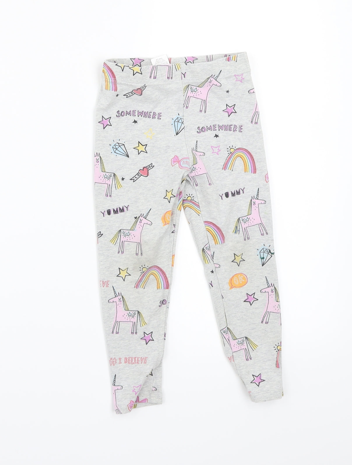 NEXT Girls Grey   Capri Trousers Size 5 Years