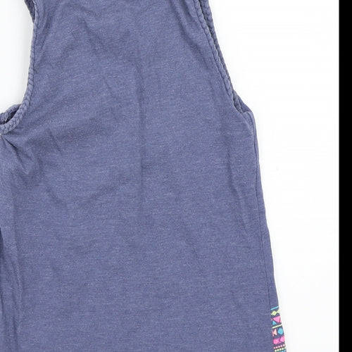 Matalan Girls Blue   Basic T-Shirt Size 7 Years