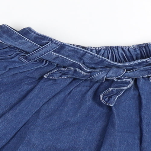NEXT Girls Blue  Denim Skater Skirt Size 12-18 Months