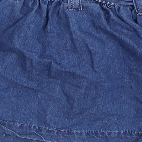 NEXT Girls Blue  Denim Skater Skirt Size 12-18 Months