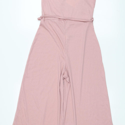 Missguided Womens Pink   Jumpsuit One-Piece Size 12  - Culotte Jumpsuit