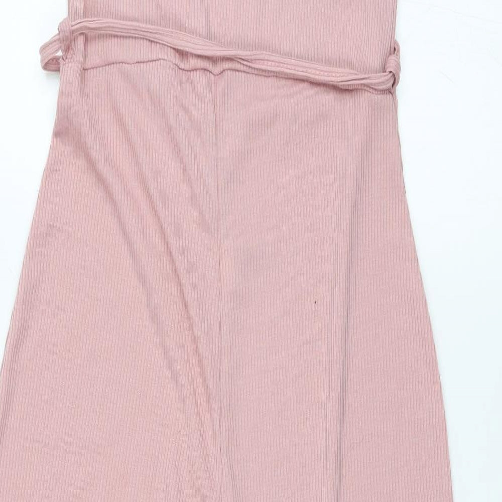 Missguided Womens Pink   Jumpsuit One-Piece Size 12  - Culotte Jumpsuit