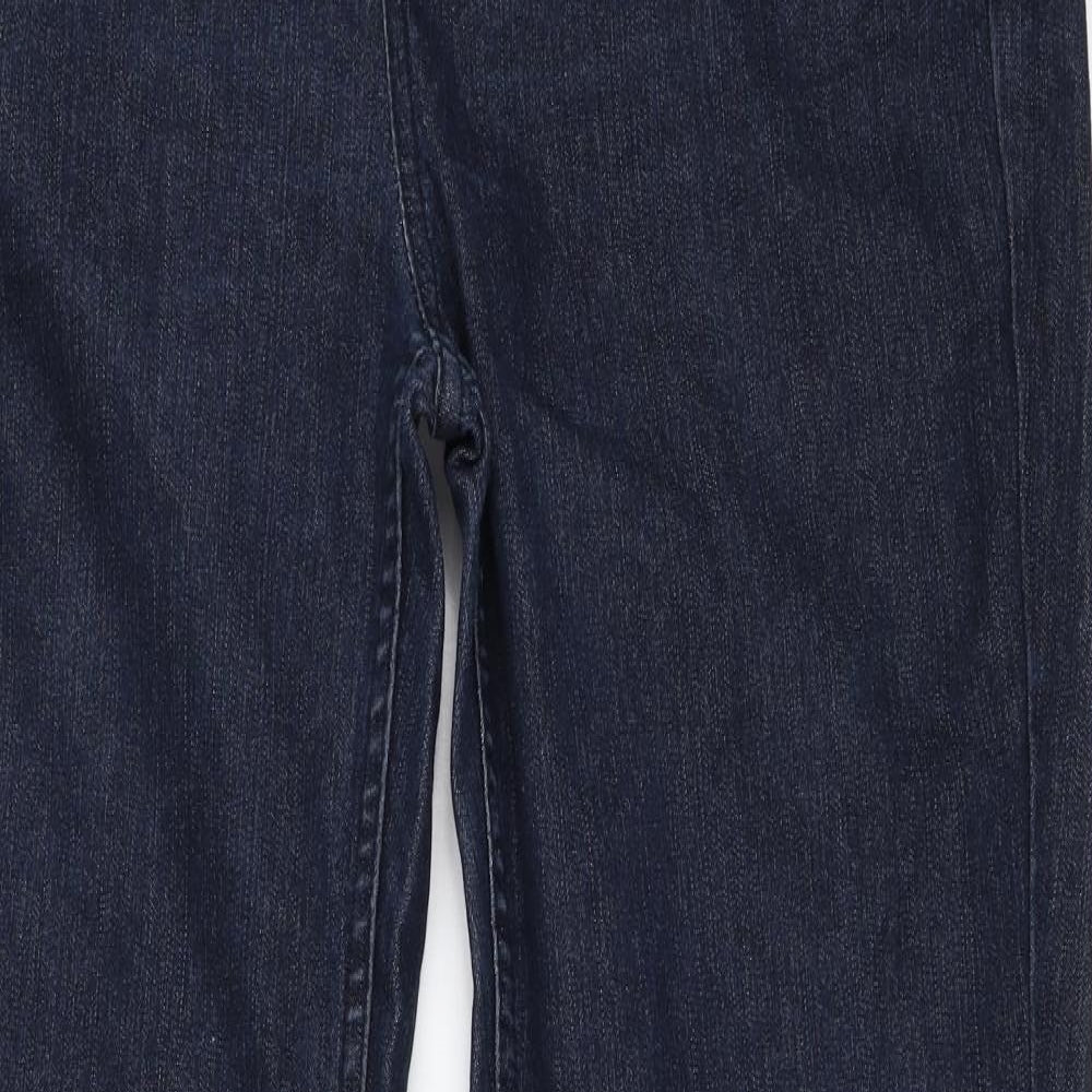 F&F Womens Blue  Denim Straight Jeans Size 12 L31 in