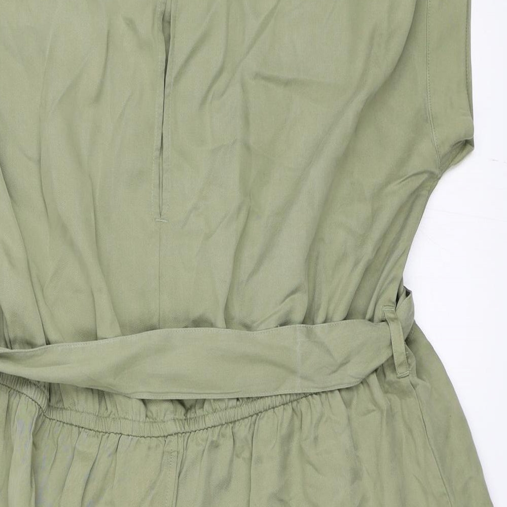 F&F Womens Green   Playsuit One-Piece Size 12