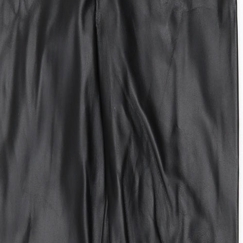 H&M Womens Black   Capri Leggings Size 10 L28 in