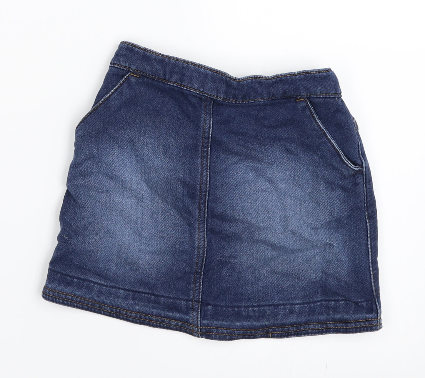 NEXT Girls Blue  Denim Mini Skirt Size 3-4 Years