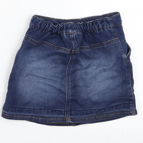 NEXT Girls Blue  Denim Mini Skirt Size 3-4 Years