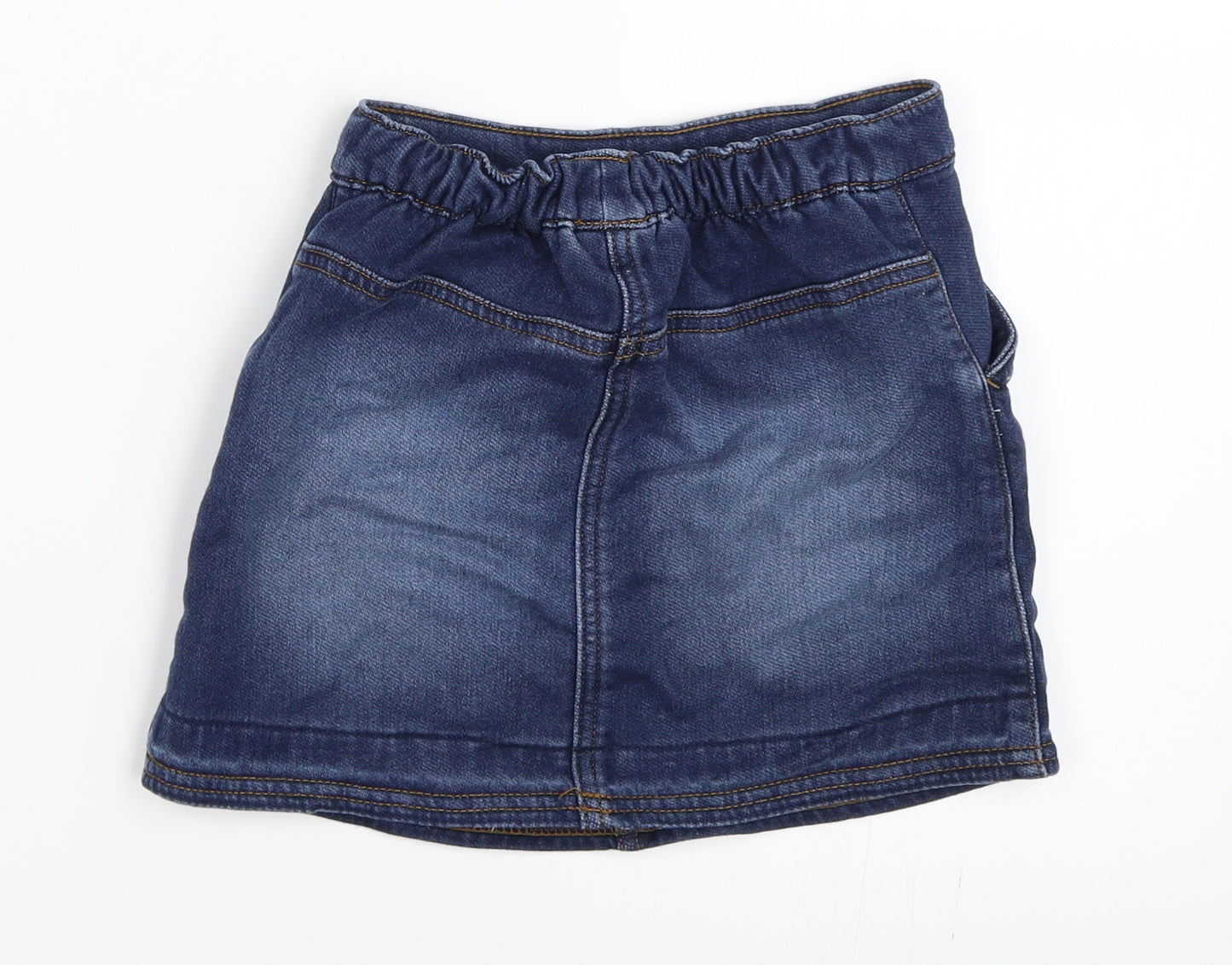 NEXT Girls Blue  Denim Mini Skirt Size 3-4 Years