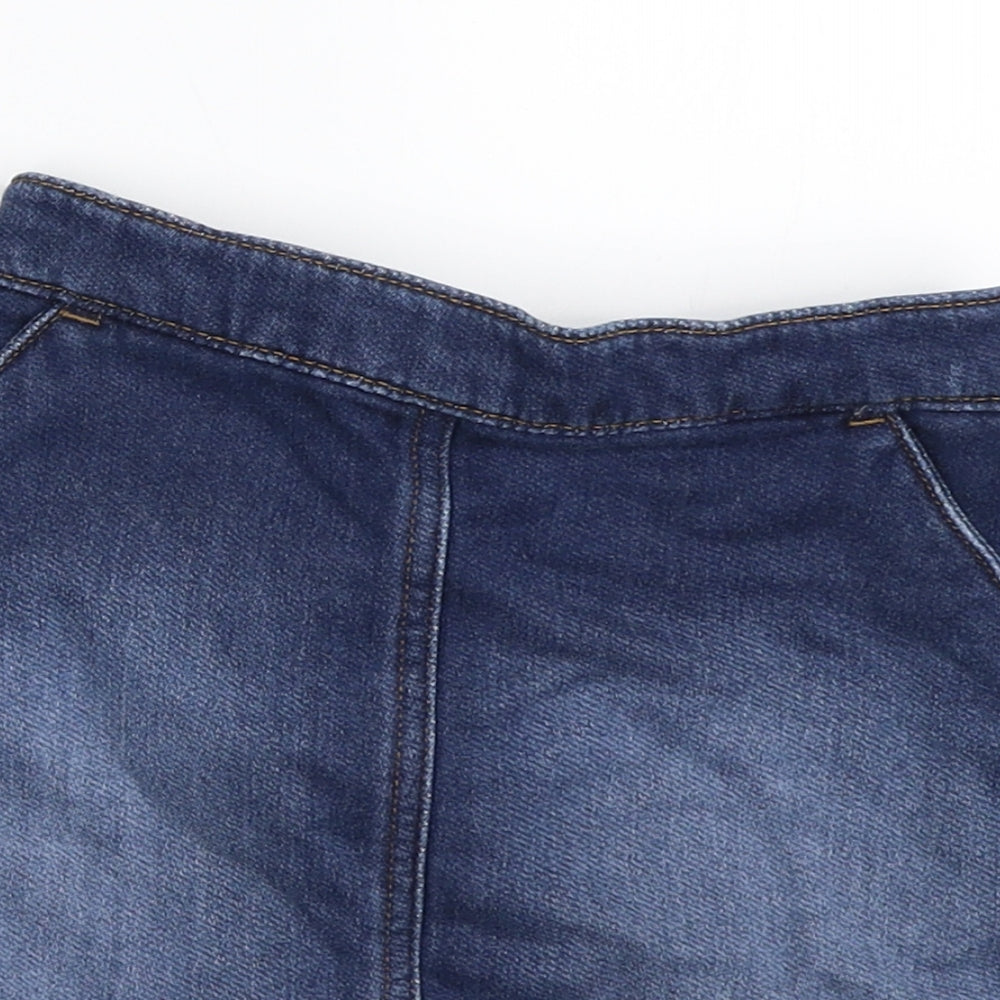 NEXT Girls Blue  Denim Mini Skirt Size 3-4 Years