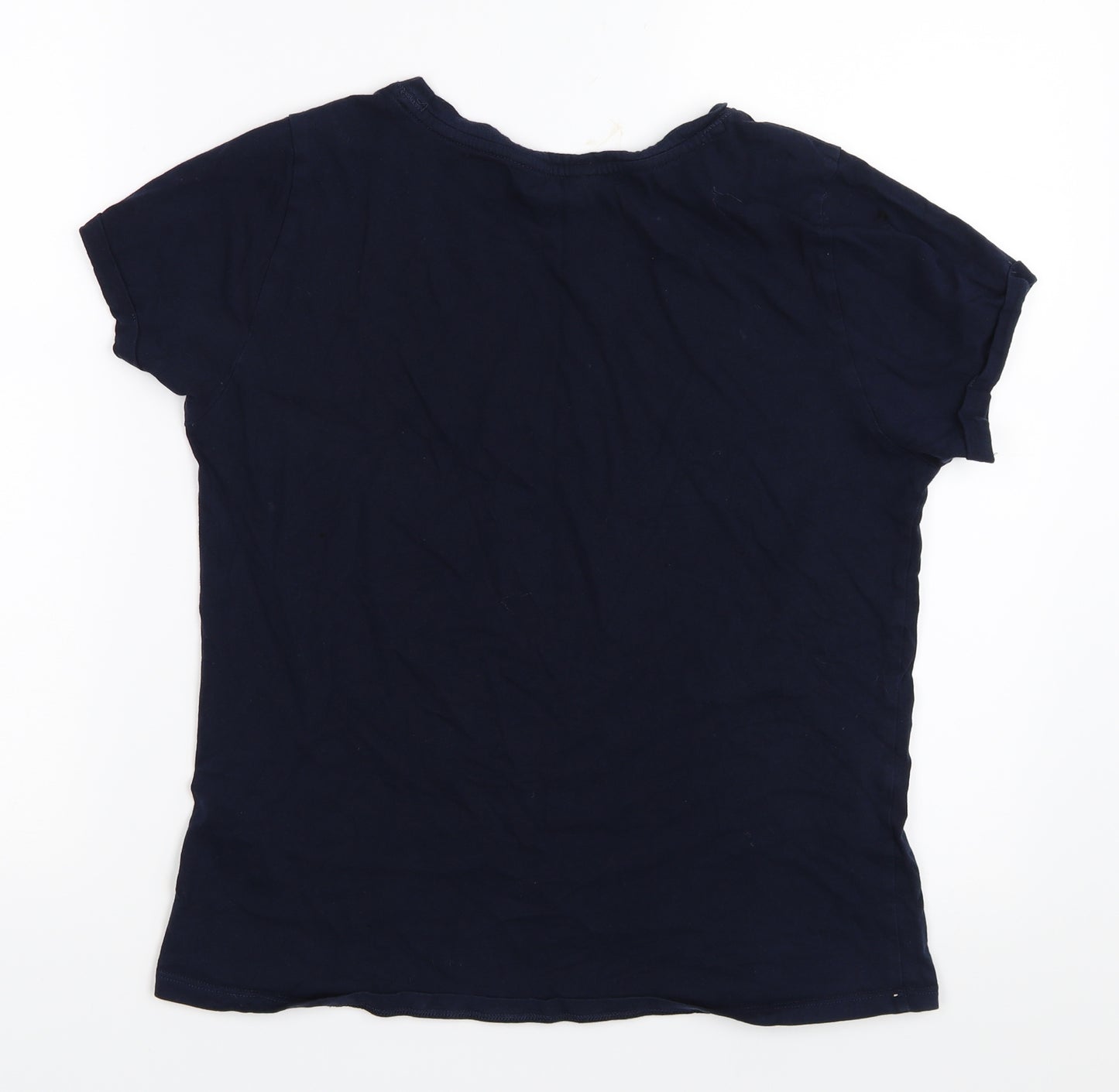 Marks and Spencer Womens Blue Solid  Top Pyjama Top Size 10