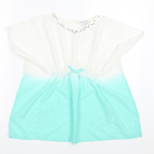 Primark Girls White   Kaftan  Size 5-6 Years  - Beach dress