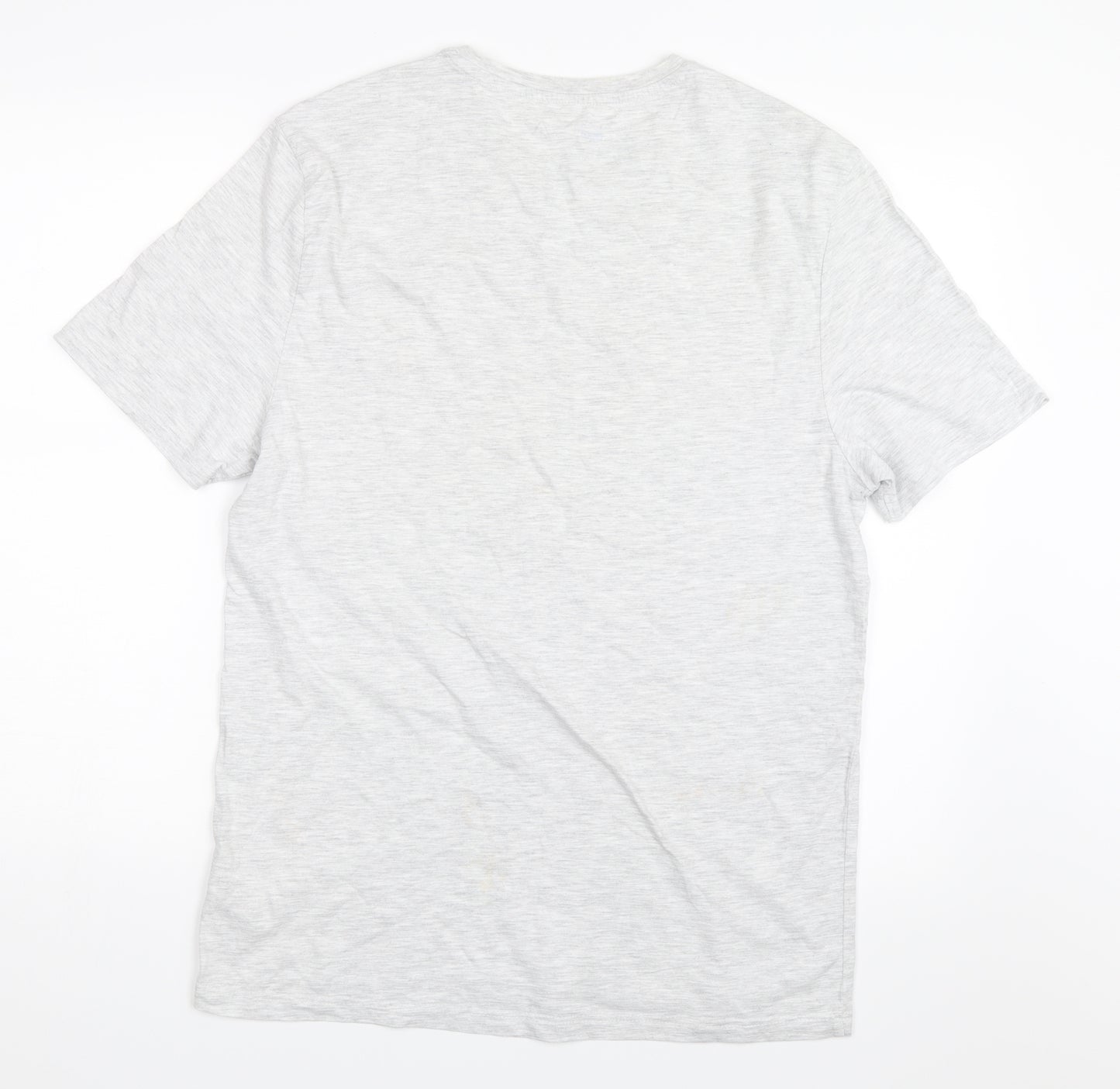 Topman Mens Grey    T-Shirt Size L