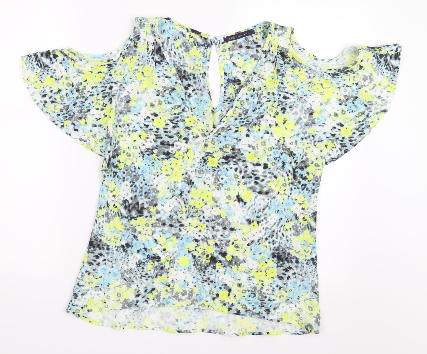 Marks and Spencer Womens Yellow   Basic Blouse Size 8