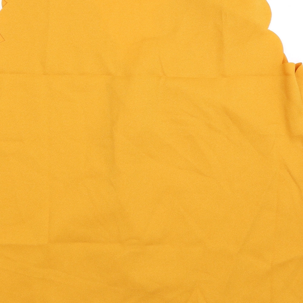 SheIn Womens Yellow   Basic Blouse Size M